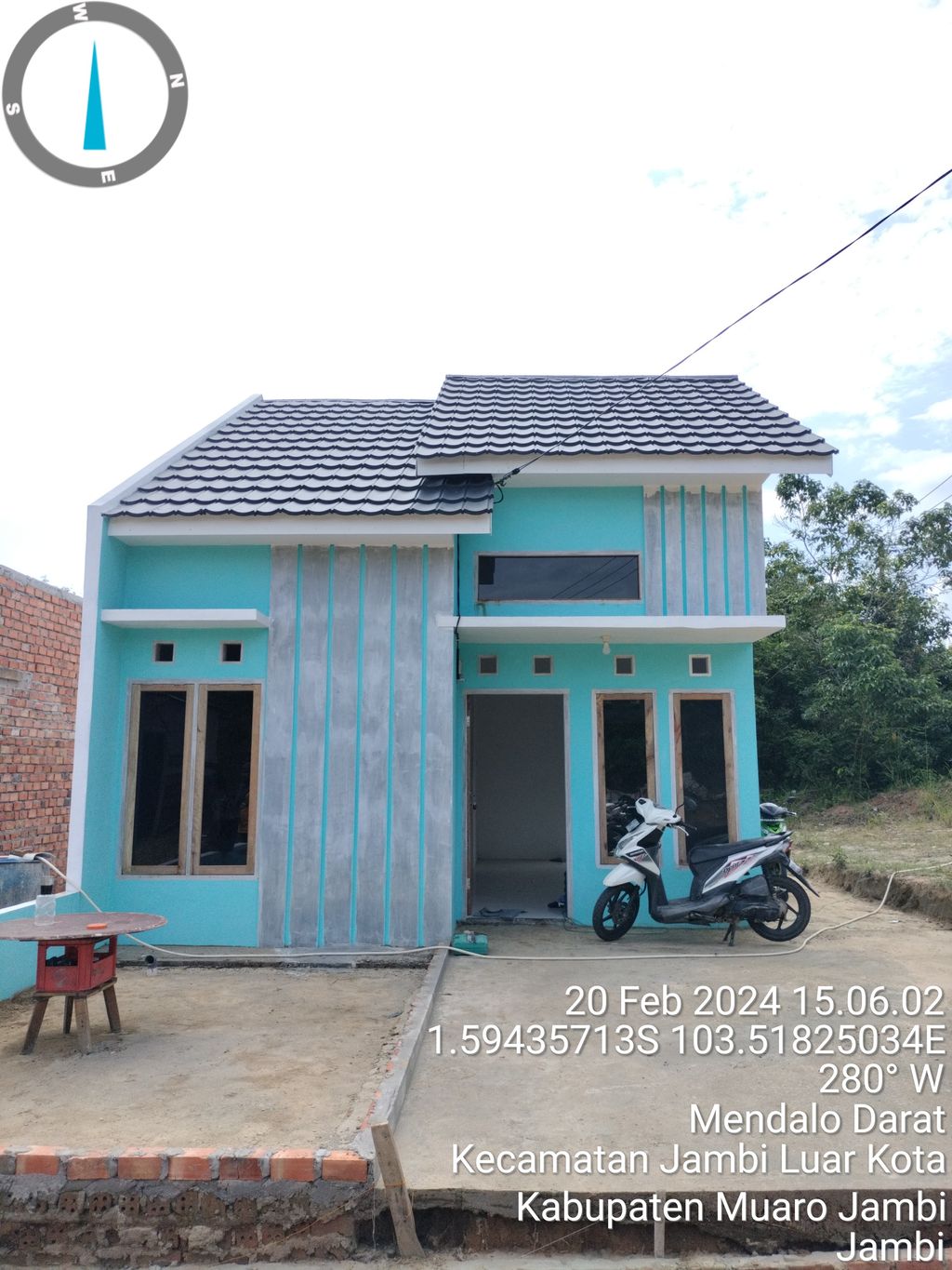 foto tampak rumah tipe SUBSIDI perumahan PERUMAHAN BINTANG HAMENDA 3