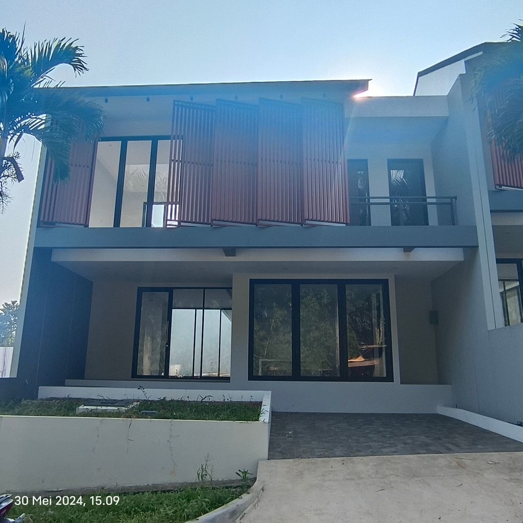 foto tampak rumah tipe B/CATTLEYA perumahan Smart Valley Modern Residence