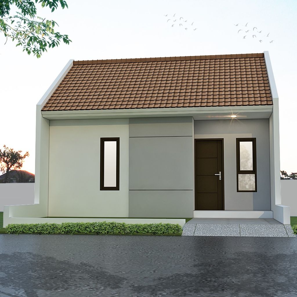 foto tampak rumah tipe 30 perumahan GRIYA AMALTA 5