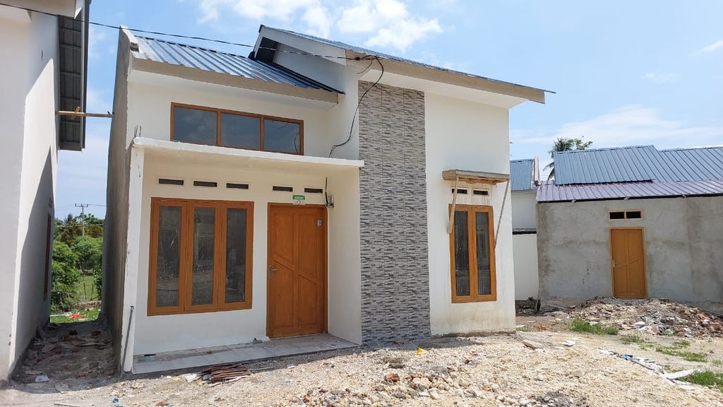 foto tampak rumah tipe 36 perumahan Perumahan Mutiara Lona