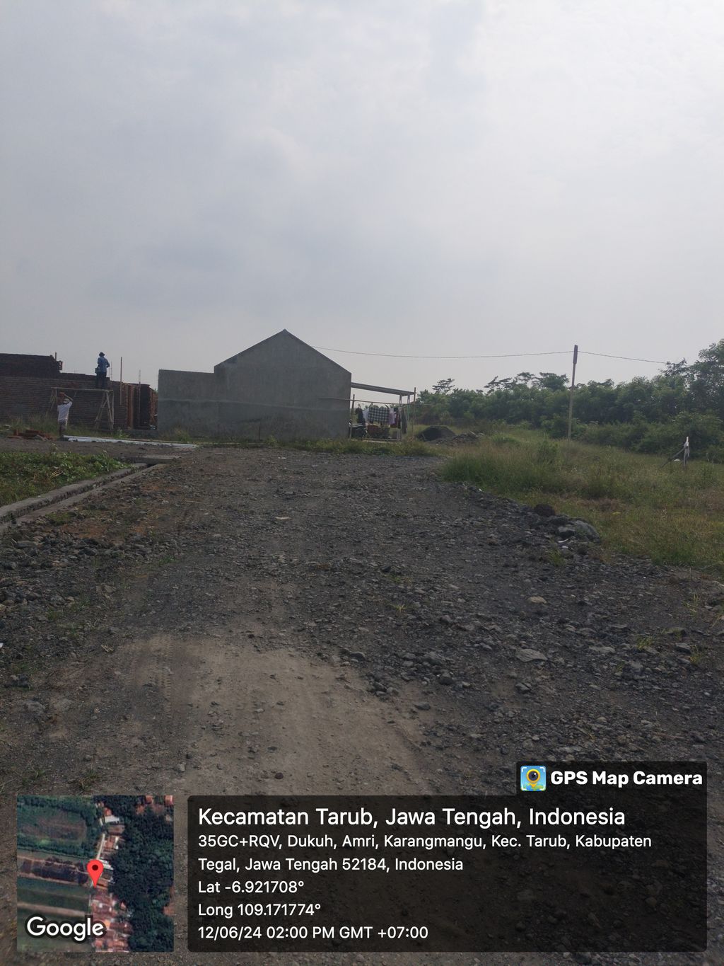 foto posisi tengah perumahan Setu residence