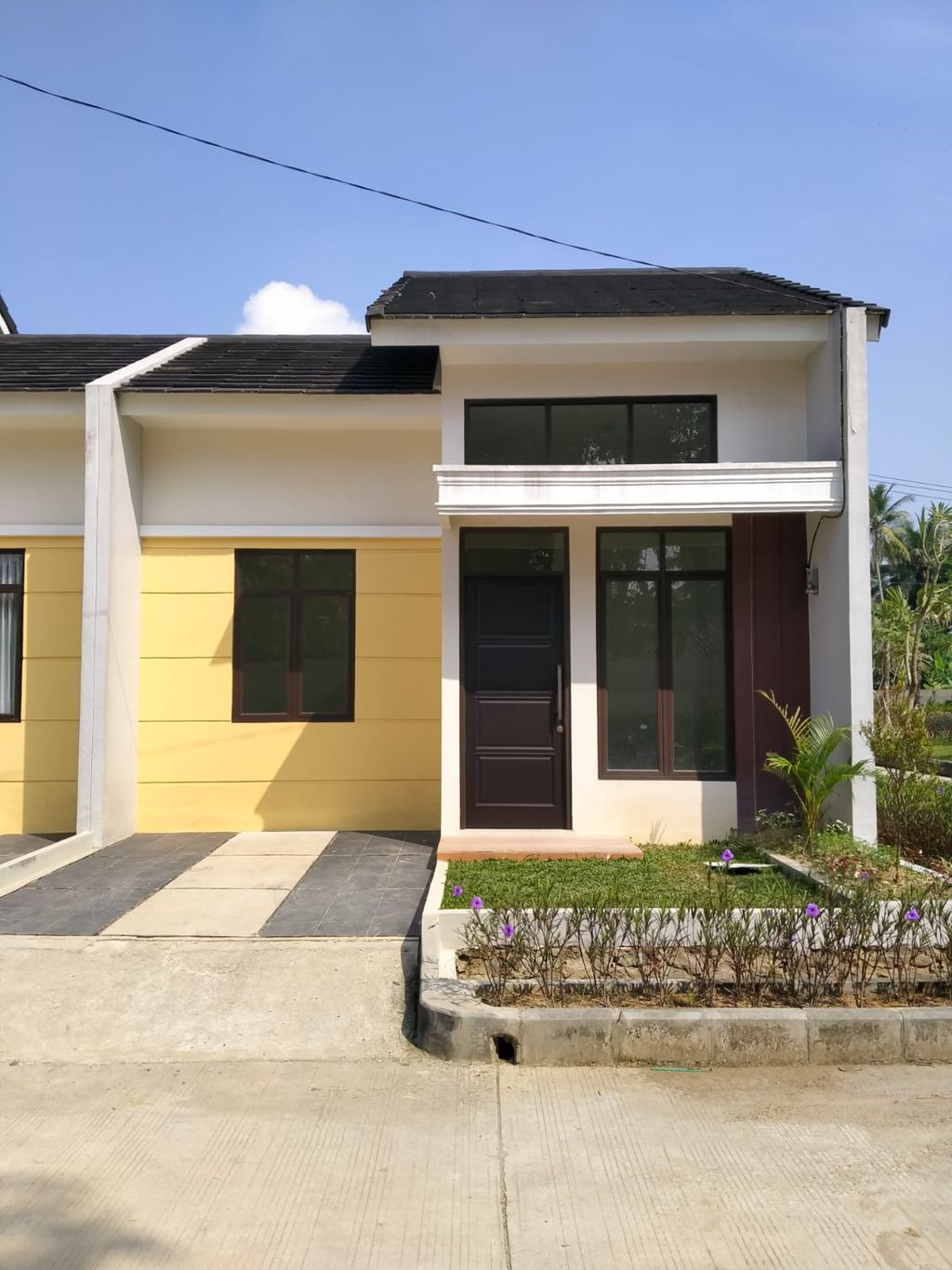 foto tampak rumah tipe 36/ 72 perumahan Boekit Serang Damai Residence