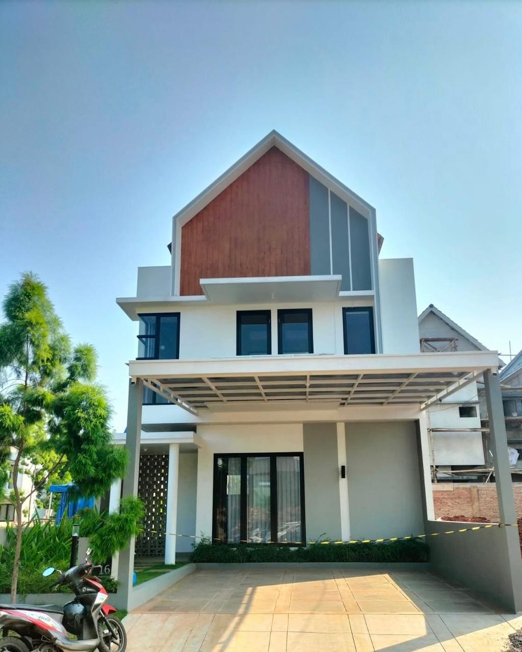 foto tampak rumah tipe NARADA KP A06/03A perumahan KEDATON PARK TAHAP 3B