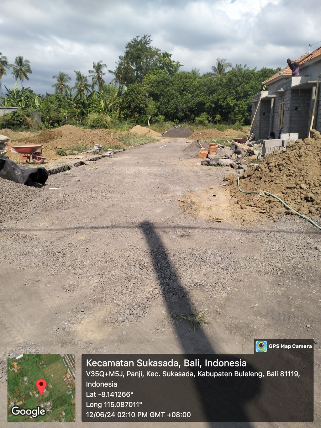 foto posisi tengah perumahan CEMPAKA MAS PANJI