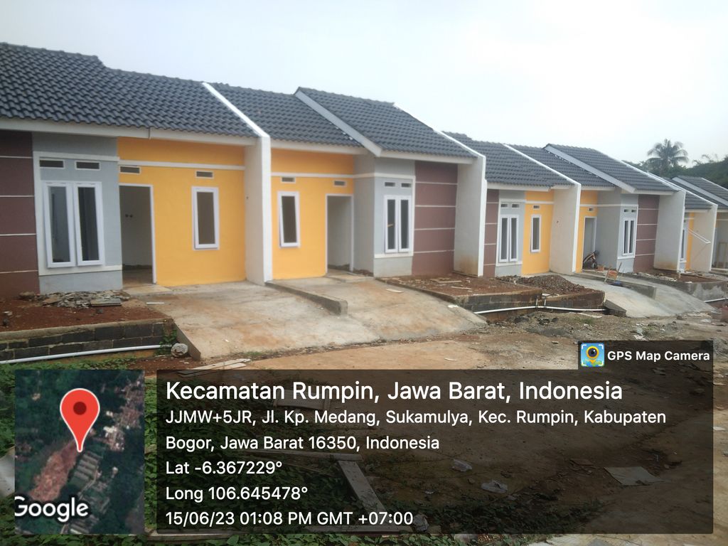 foto posisi tengah perumahan PURI BEGAWAN SERPONG 2