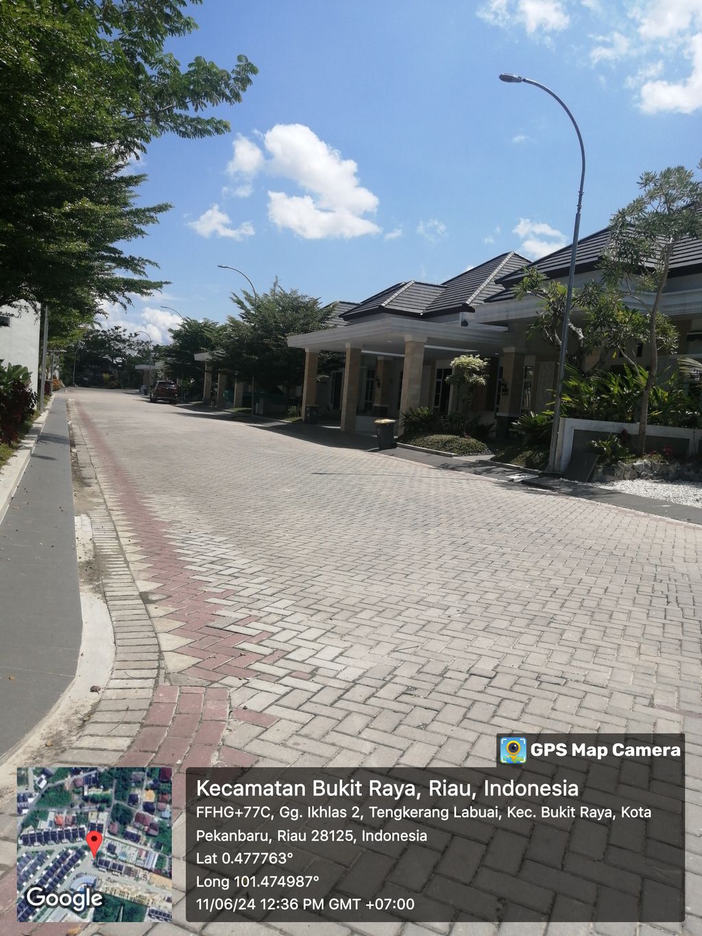 foto posisi tengah perumahan GRAND Ubud Cluster-D