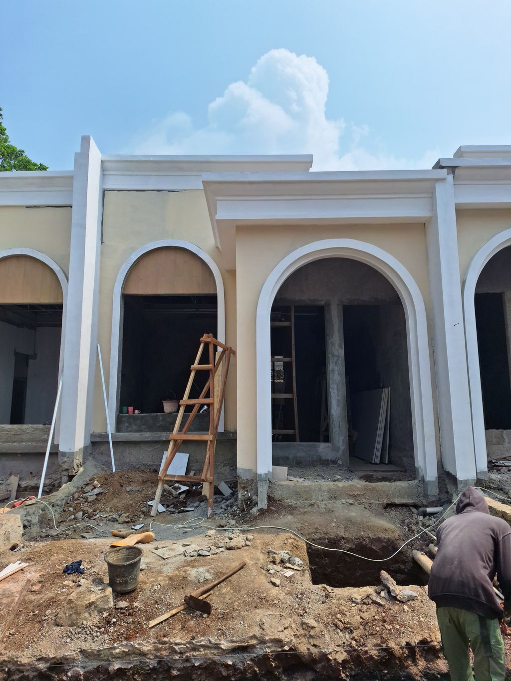 foto tampak rumah tipe 30 1 Lantai Kontur 1.5m (338) (komersil) perumahan G-Land Padalarang Valley
