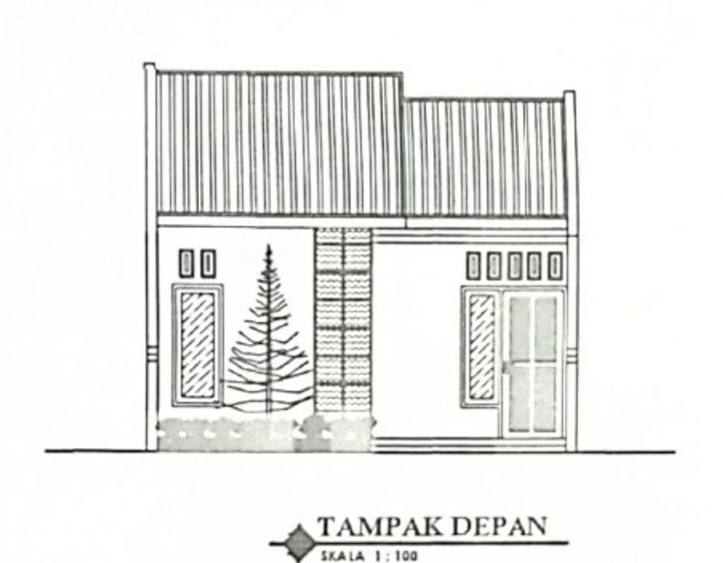 foto tampak rumah tipe 36/80 perumahan GRIYA PALANO TALAO