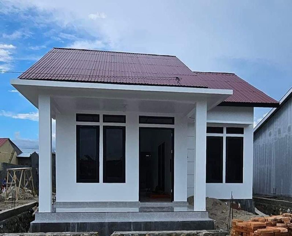 foto tampak rumah tipe 70 perumahan ALYA RESIDENCE III