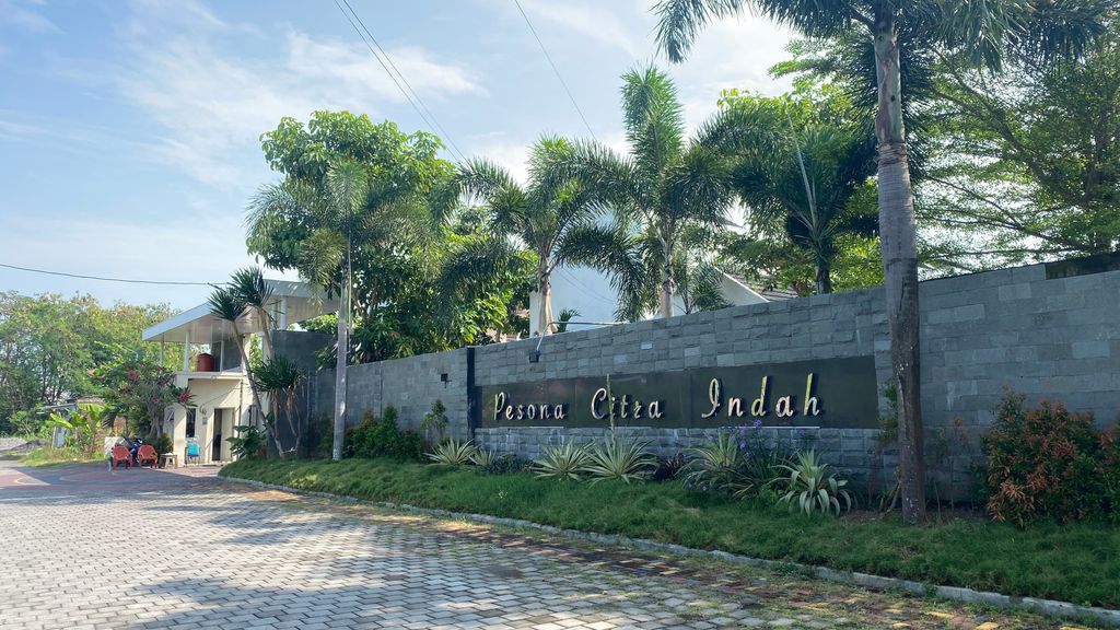 foto gerbang perumahan Pesona Citra Indah