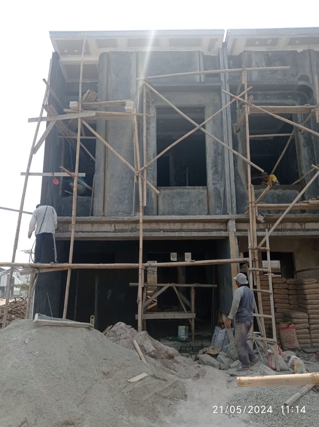 foto tampak rumah tipe 38 Compact High Ceiling (2KT) (484) perumahan G-Land Ciwastra Park 2