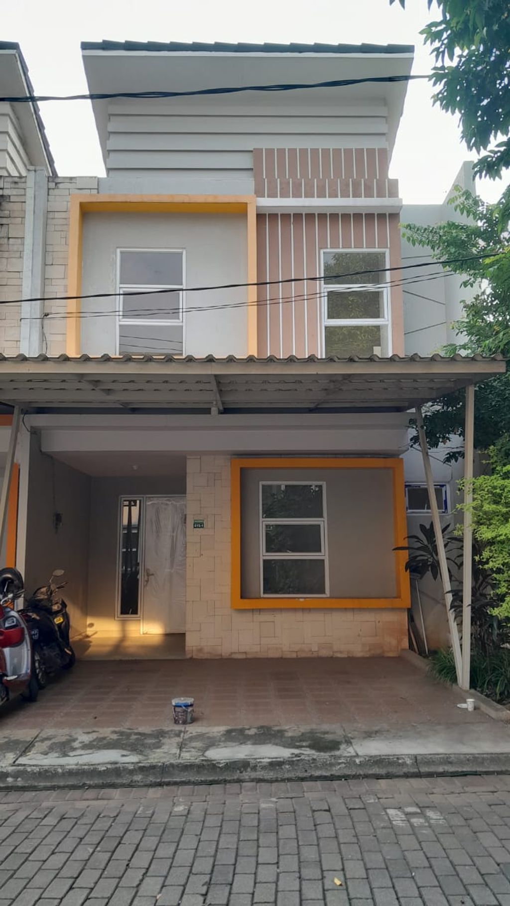 foto denah rumah tipe OXALIS perumahan SERPONG GARDEN 1