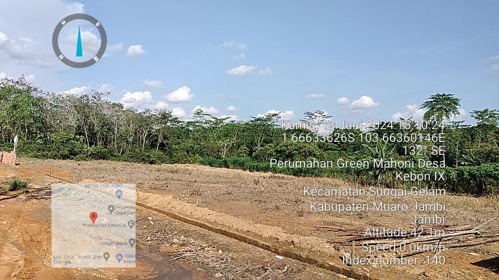 foto posisi tengah perumahan SAFALAND 1