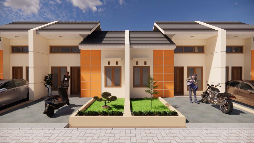 foto contoh rumah perumahan Grand Surya Cermee