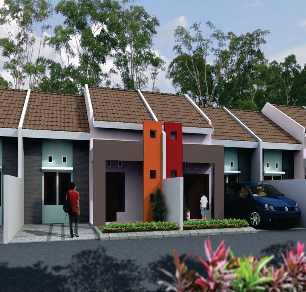 foto tampak rumah tipe 45 perumahan GRIYA MULYA ASRI 4
