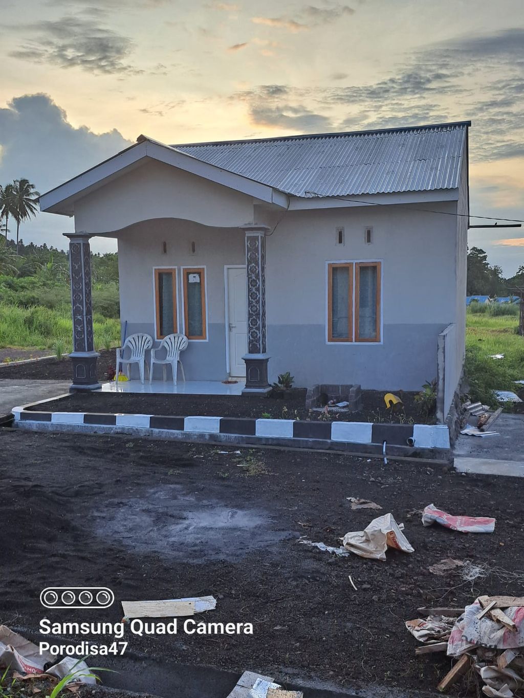 foto tampak rumah tipe 36 perumahan RONWARI INDAH