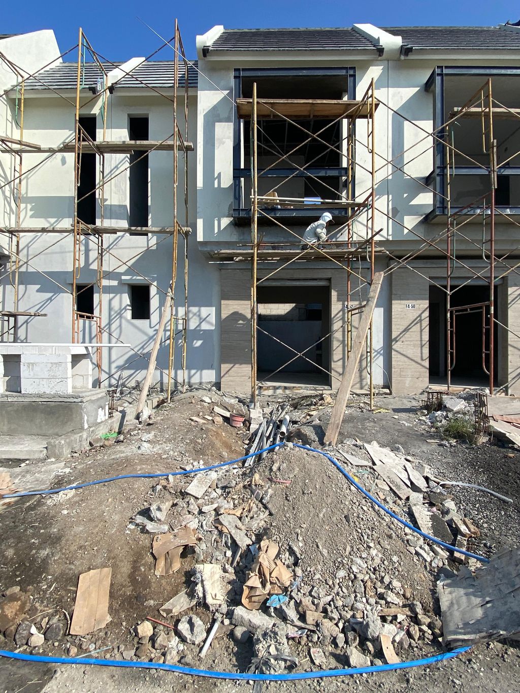 foto tampak rumah tipe CLUSTER PALAIS B F4-50 perumahan Opra City