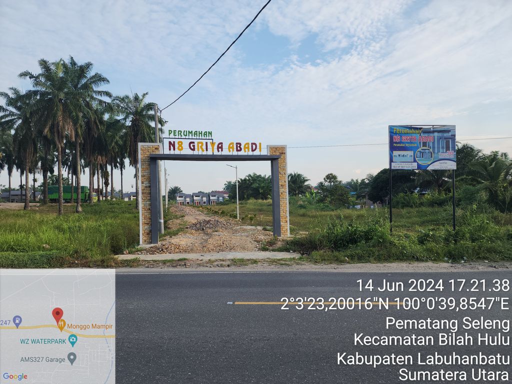 foto gerbang perumahan N8 Griya Abadi