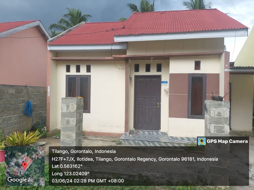 foto tampak rumah tipe 36 perumahan Griya Tulus Permai 2
