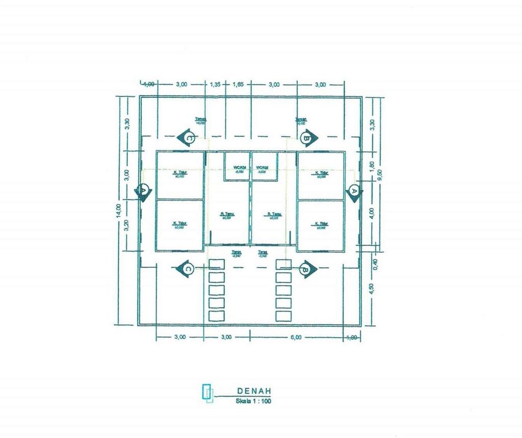 foto denah rumah tipe 36 perumahan BERLIAN BLOREP PERMAI TAHAP III LANJUTAN 2
