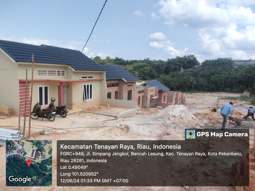 foto contoh rumah perumahan PESONA MILLENIAL RESIDENCE