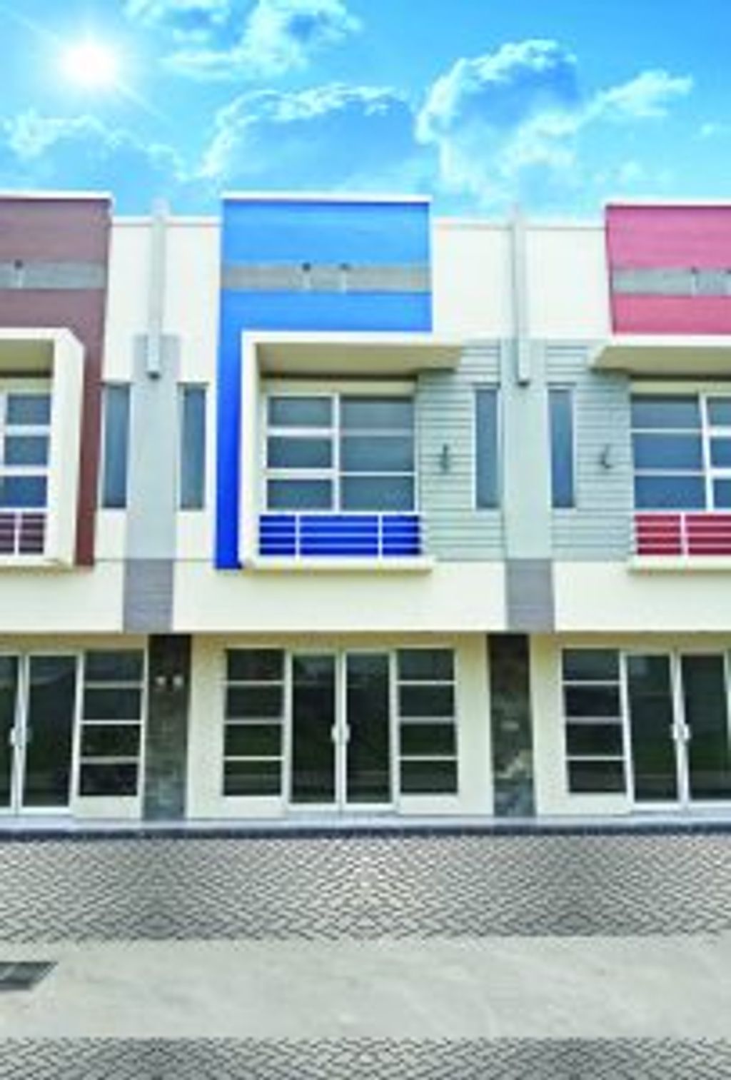 foto tampak rumah tipe 117/104 ruko perumahan GRAMAPURI PERSADA