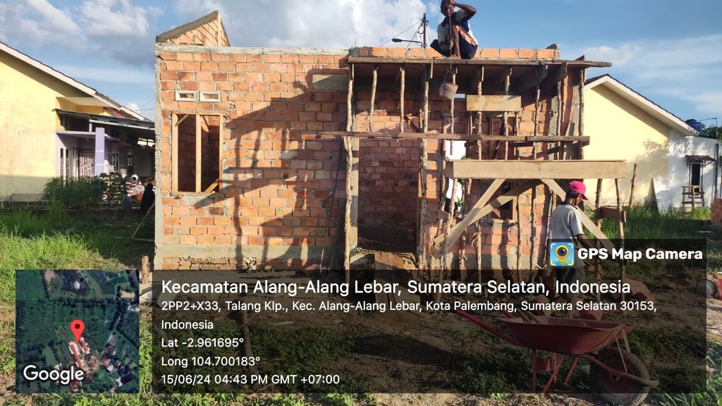 foto posisi tengah perumahan PERUMAHAN TAMAN SUKO SARI