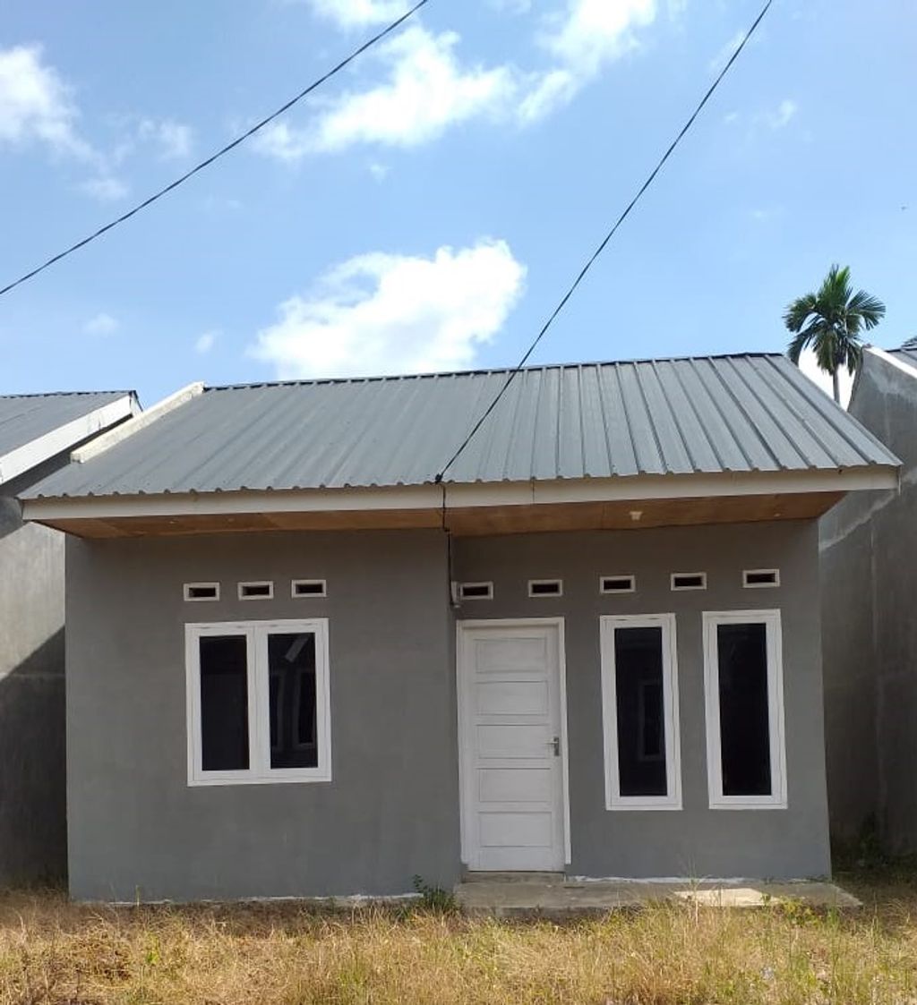 foto tampak rumah tipe 36/84 perumahan Melaju Residence