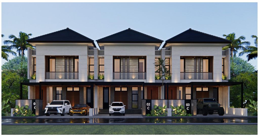 foto tampak rumah tipe 124/120 perumahan CIHEULANG REGENCY