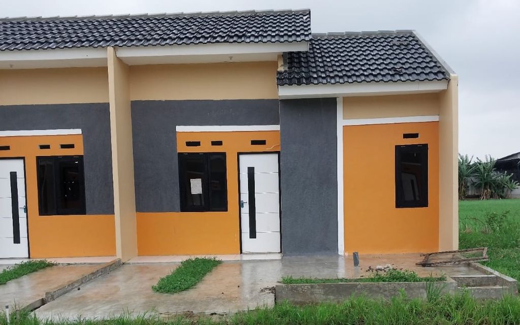 foto tampak rumah tipe 27/66 perumahan PURI MUTIARA INDAH