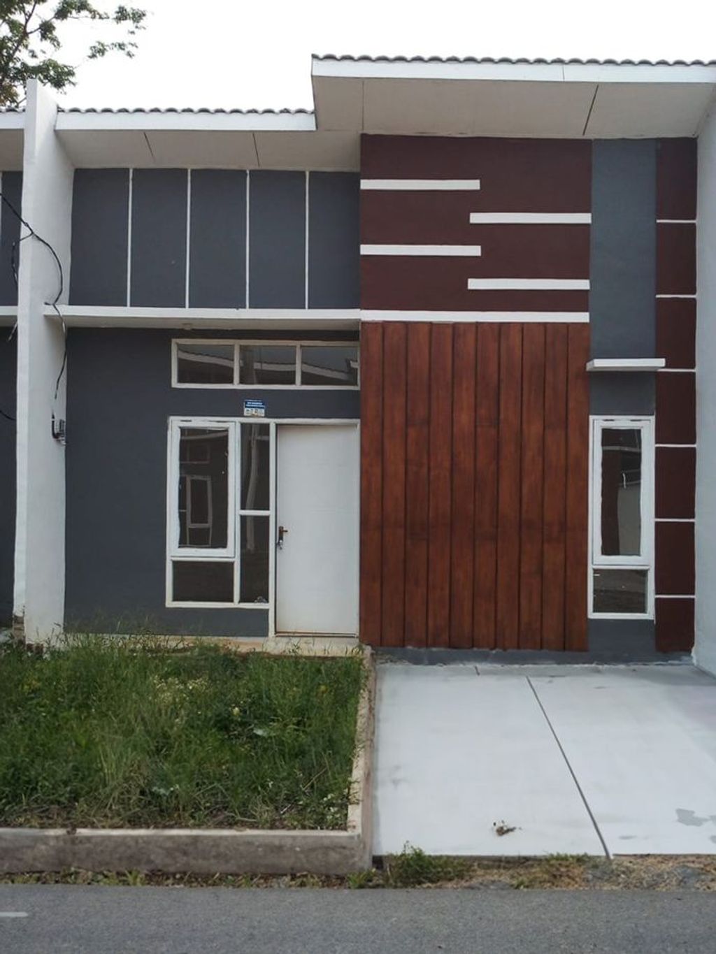 foto tampak rumah tipe 30/60 - T3 Harga 2024 perumahan Senopati Estate Cikande