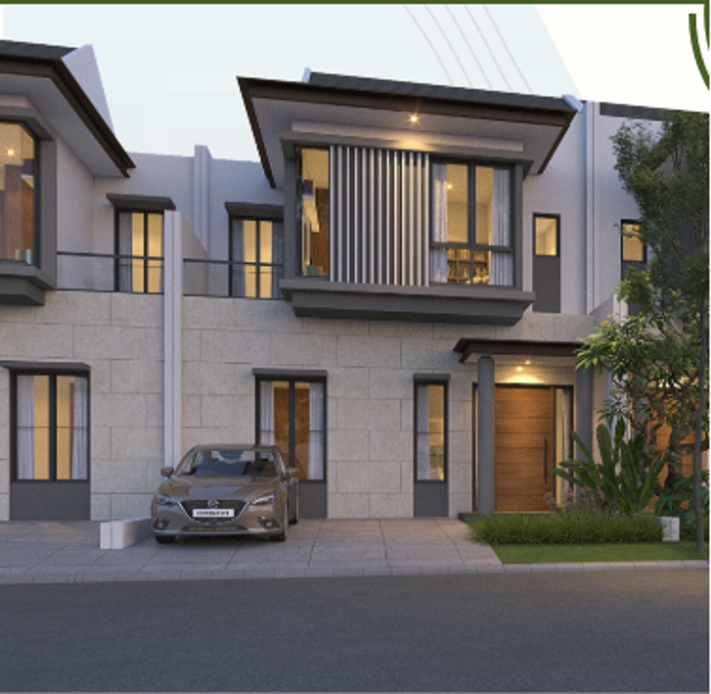foto tampak rumah tipe Aster 2 perumahan CitraGarden Pekanbaru