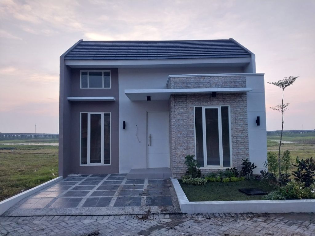 foto tampak rumah tipe 37 perumahan KINGSTON PARK