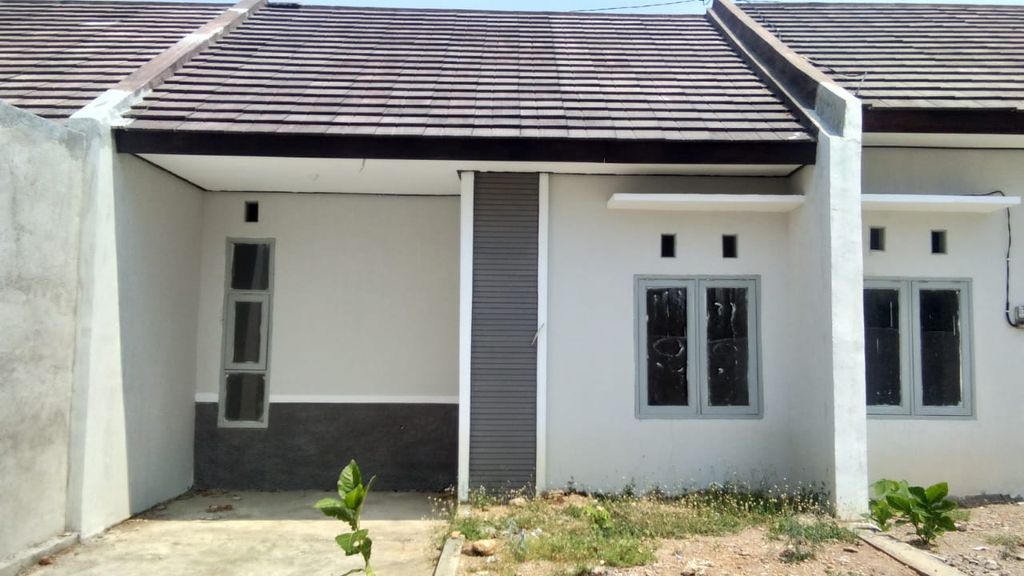 foto tampak rumah tipe G perumahan Puspa Asri Plalangan