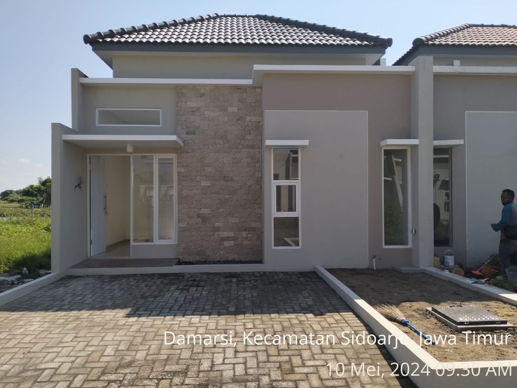 foto tampak rumah tipe 37 Baru perumahan Newtown Park