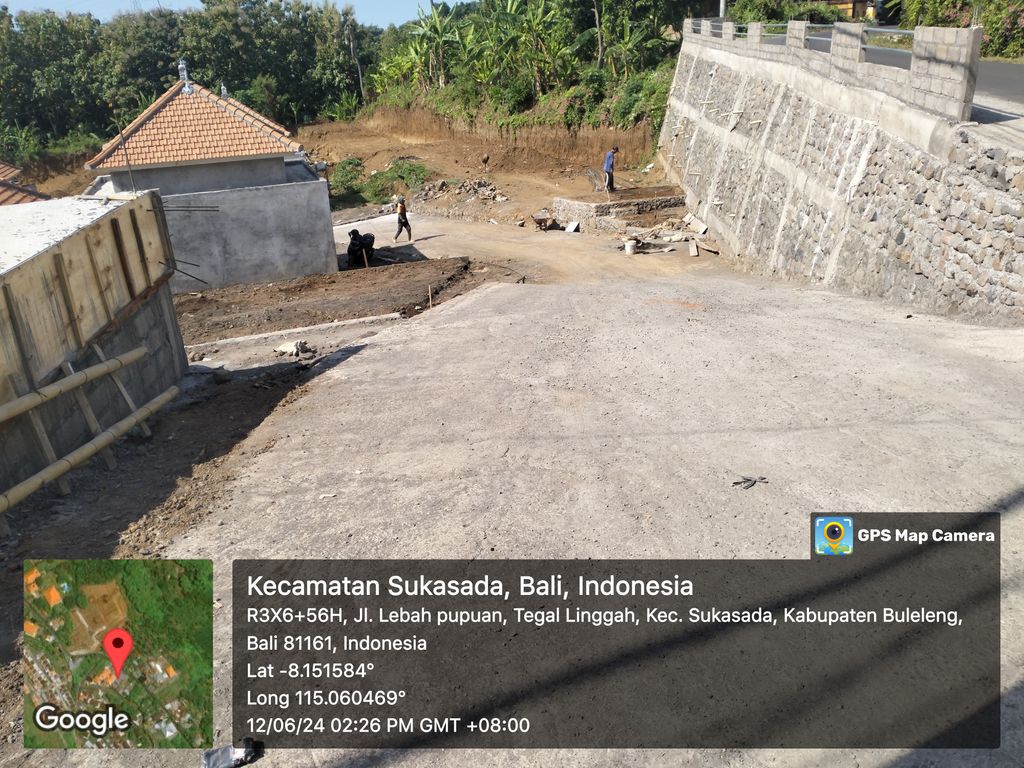 foto gerbang perumahan CEMPAKA MAS SANTOSA
