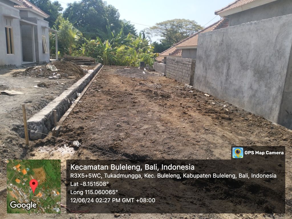 foto posisi tengah perumahan CEMPAKA MAS SANTOSA