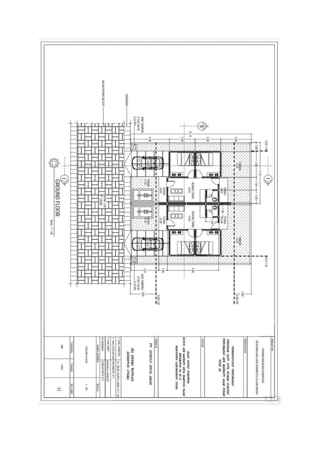 foto denah rumah tipe 36/98 perumahan N8 Griya Abadi