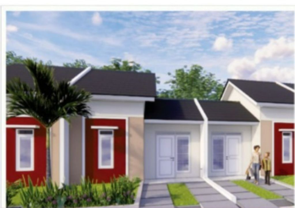 foto tampak rumah tipe 30/60 perumahan GREEN LAVENDER SUKAMEKAR TAHAP 2