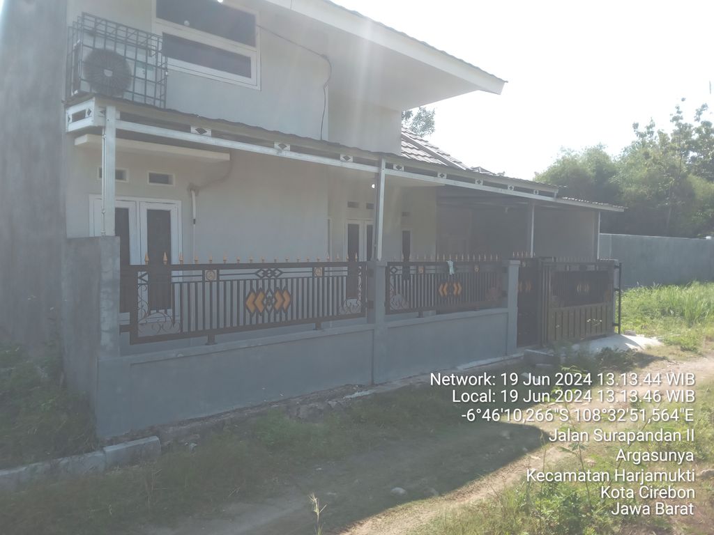 foto contoh rumah perumahan Artha Graha Surapandan