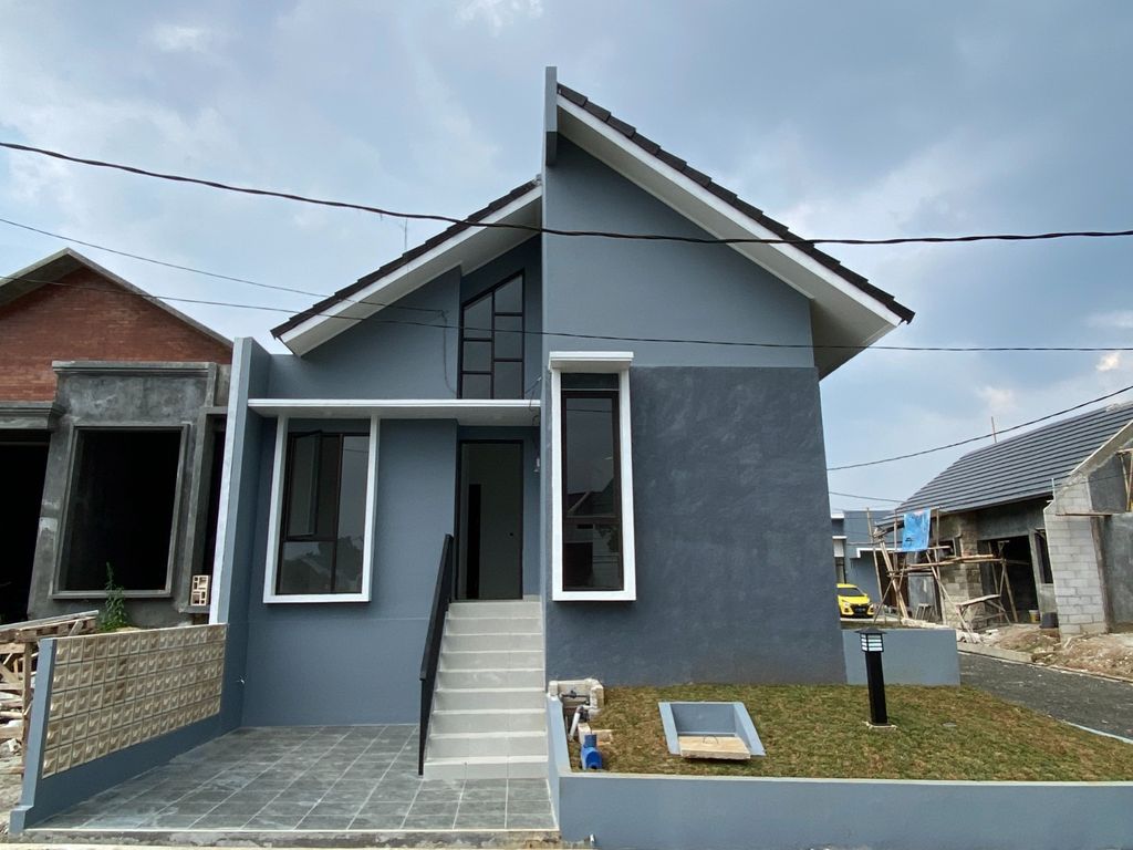 foto tampak rumah tipe 60 perumahan NUANSA BUKIT BITUNG
