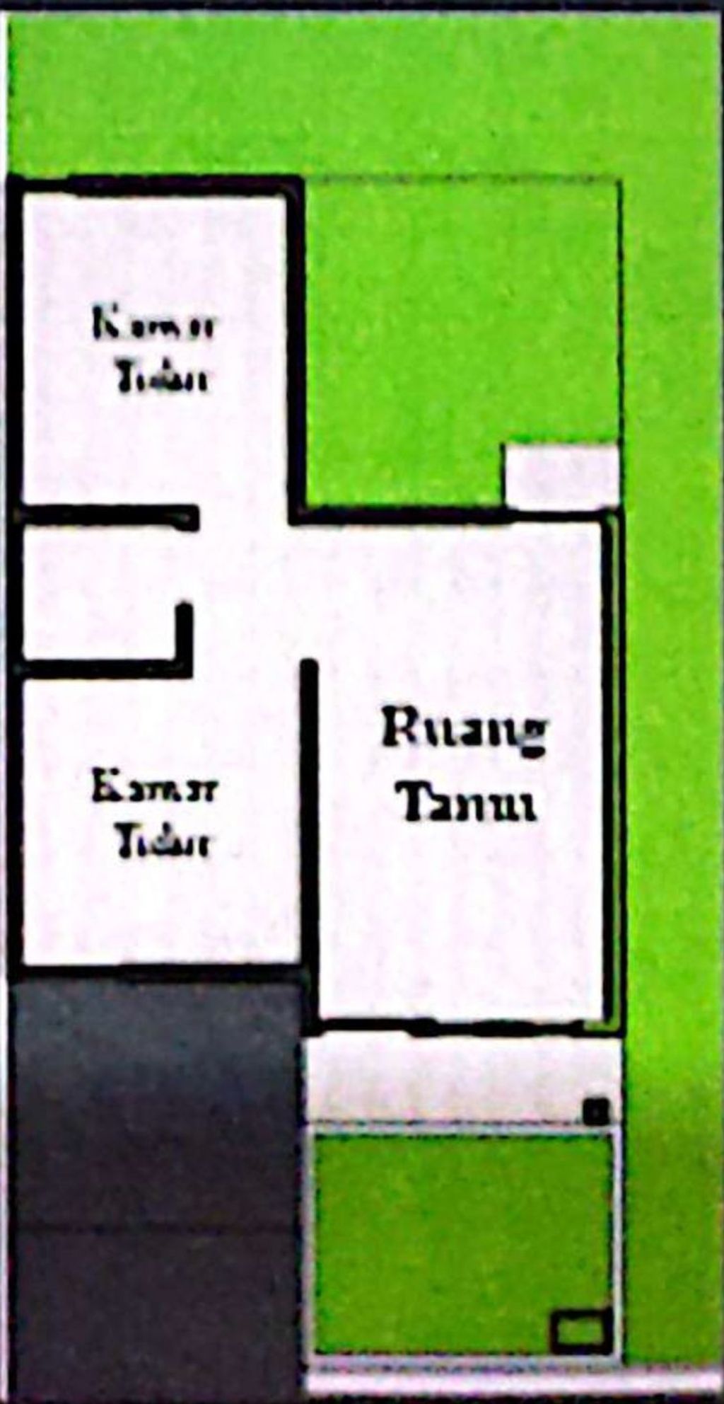 foto denah rumah tipe 36 perumahan PERUMAHAN TAMAN SUKO SARI