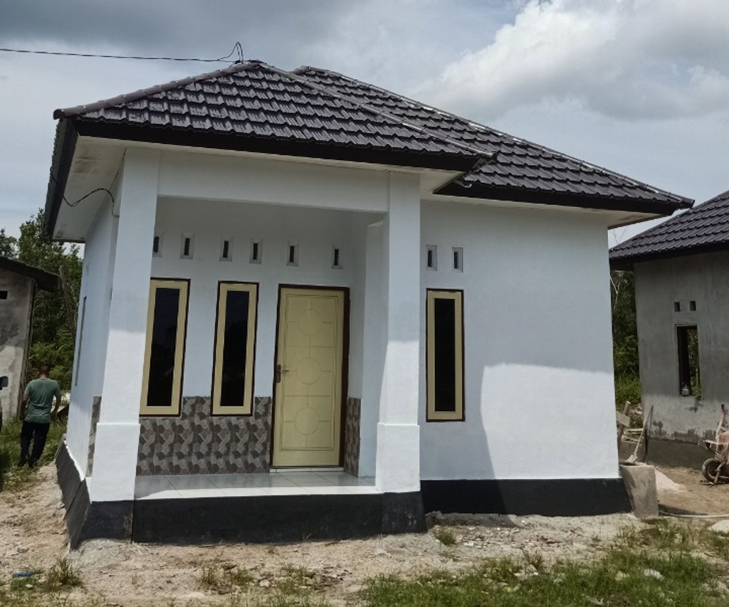 foto tampak rumah tipe 36 subsidi perumahan GRIYA DAMAI KERENG II