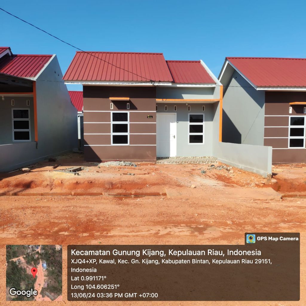 foto tampak rumah tipe 36 perumahan Anggrek