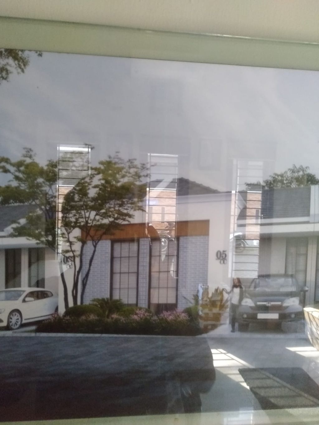 foto tampak rumah tipe QUEENS perumahan NEW GREEN HILL RESIDENCE