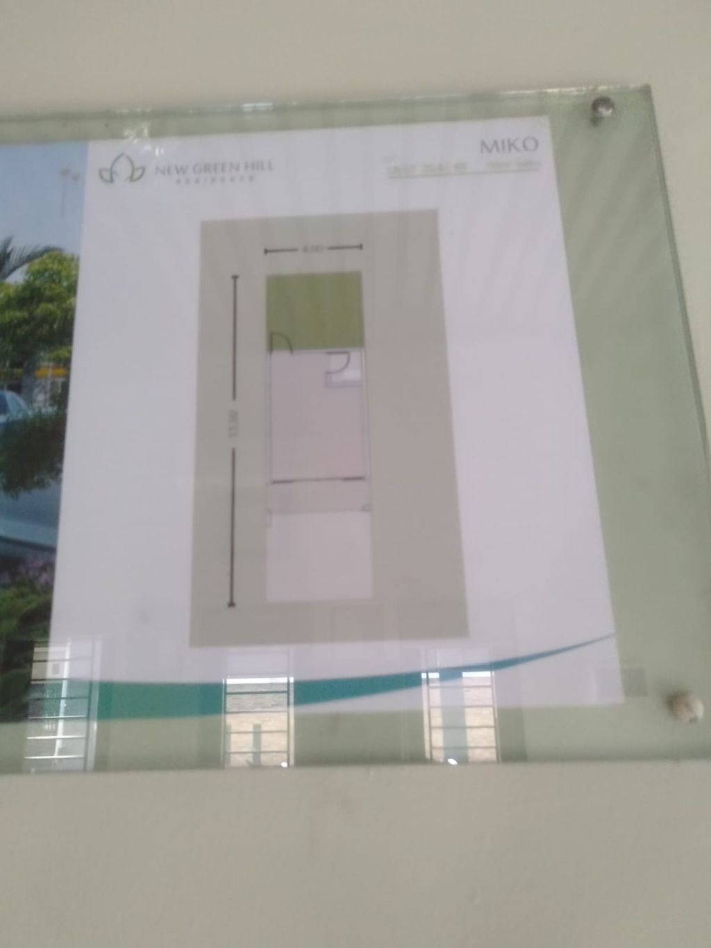 foto denah rumah tipe RUKO 1 LANTAI perumahan NEW GREEN HILL RESIDENCE