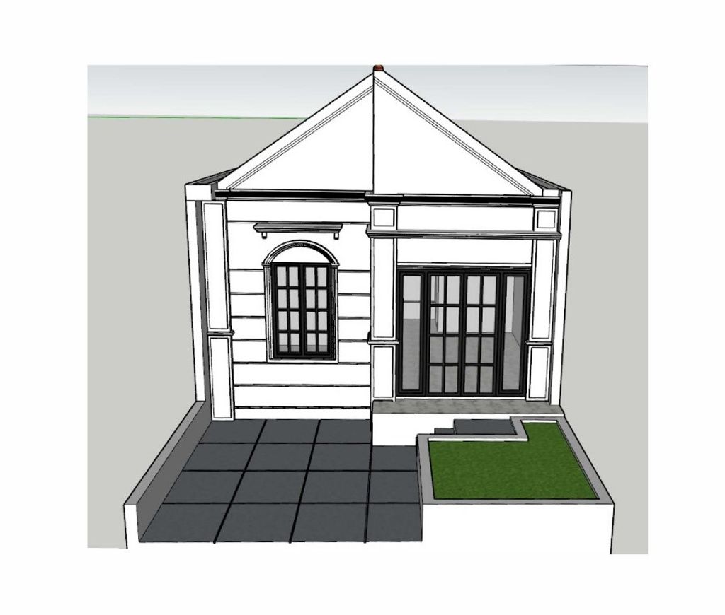 foto tampak rumah tipe European Classic perumahan ICHIGO RESIDENCE