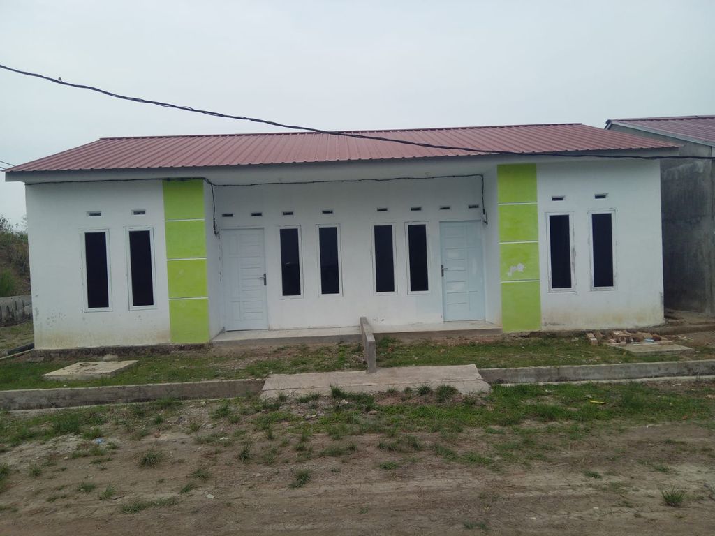 foto tampak rumah tipe 36/72 perumahan PUTRI TUNGGAL ASRI