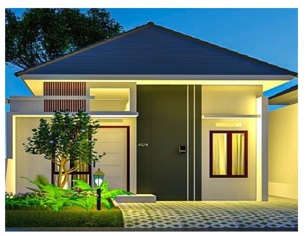 foto tampak rumah tipe 30/85 perumahan RESIDENZA AURA LABUAN T