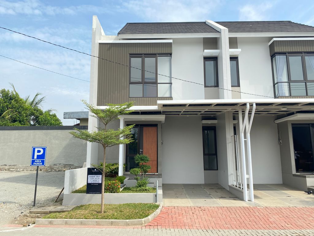 foto tampak rumah tipe 60/72 perumahan MAGENTA REGENCY
